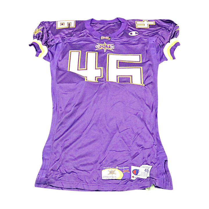 Birmingham Thunderbolts 2001 #48 Team Issued Home Jersey Size 48 +2