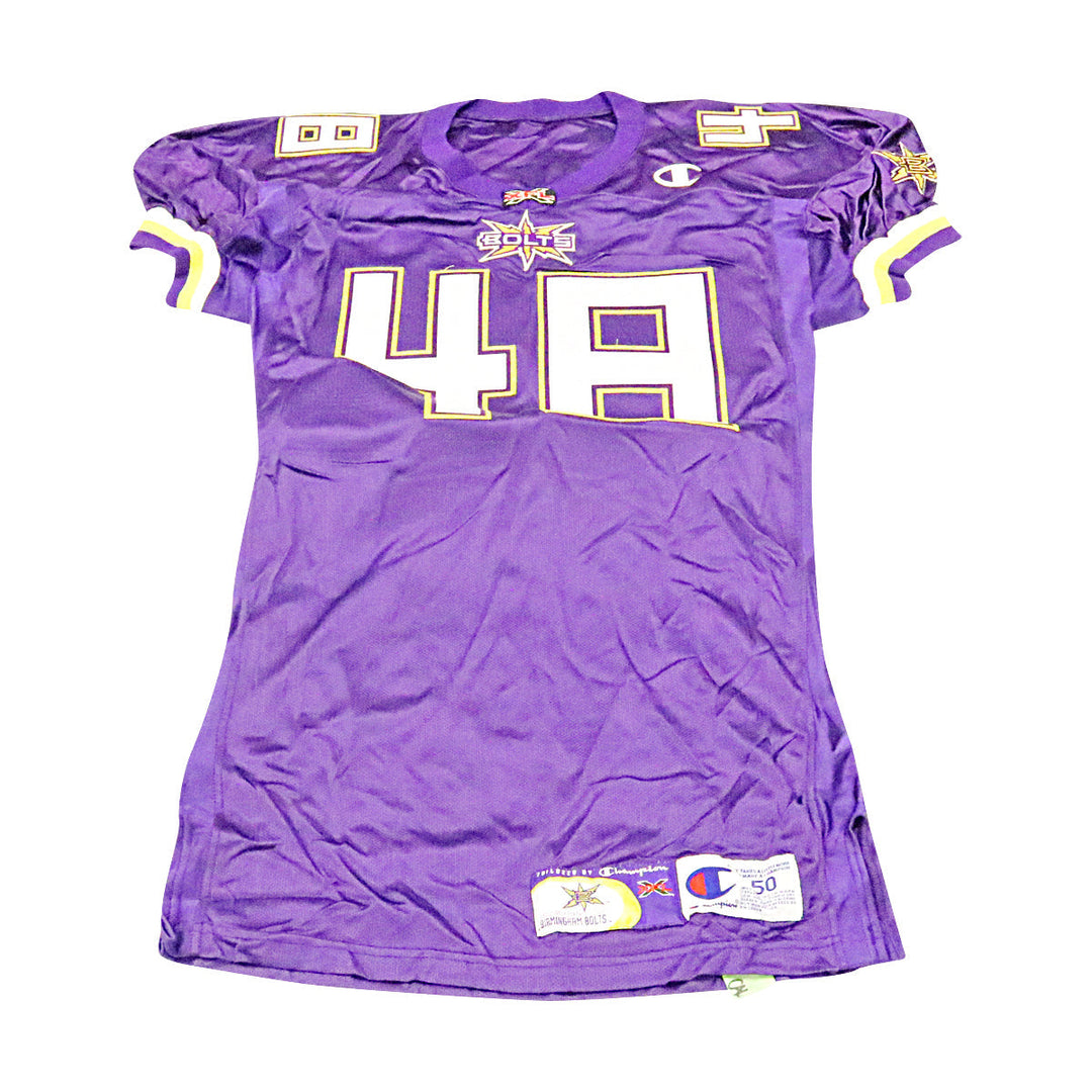 Birmingham Thunderbolts 2001 #48 Team Issued Home Jersey #48 Size 50 +2