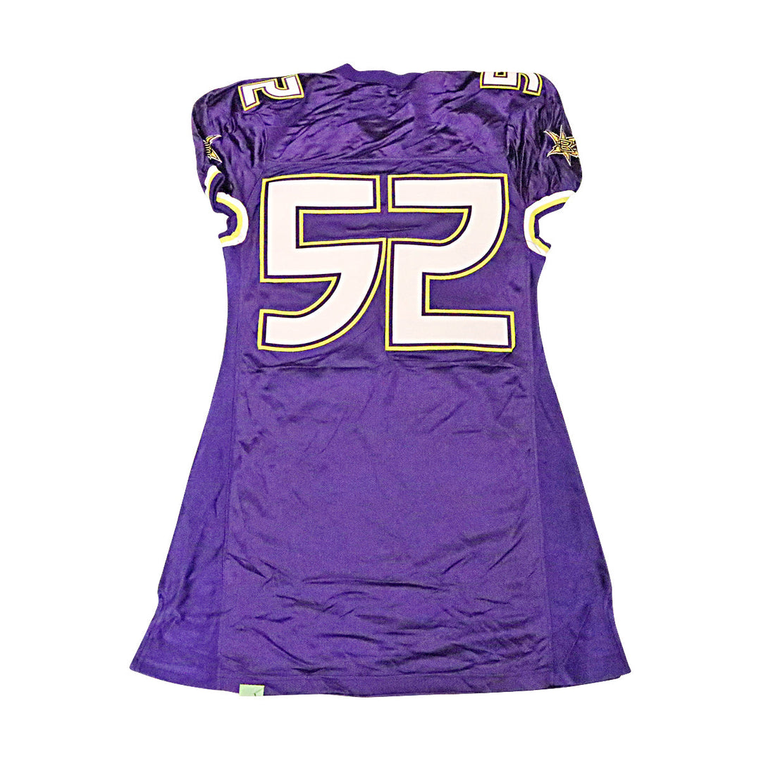 Birmingham Thunderbolts 2001 #52 Team Issued Home Jersey Size 50 +2 Linemen Cut