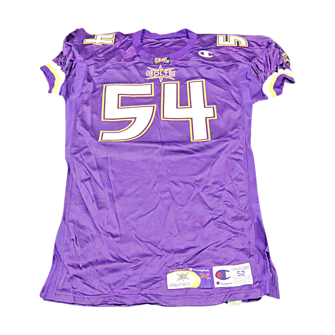 Birmingham Thunderbolts 2001 #54 Team Issued Home Jersey Size 52 +2