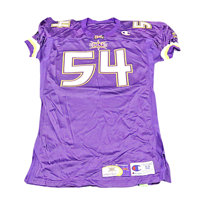 Birmingham Thunderbolts 2001 #54 Team Issued Home Jersey Size 52 +2
