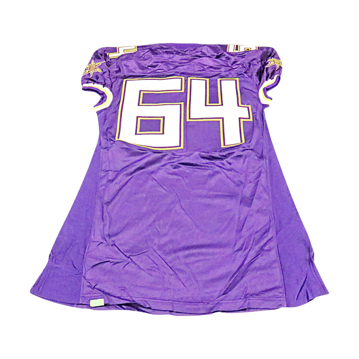Birmingham Thunderbolts 2001 #64 Team Issued Home Jersey Size 56 +2 Linemen Cut