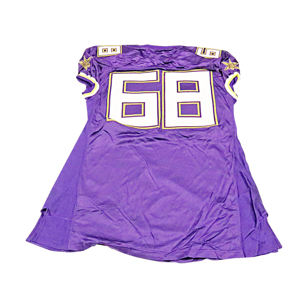 Birmingham Thunderbolts 2001 #68 Team Issued Home Jersey Size 56 +2 Linemen Cut