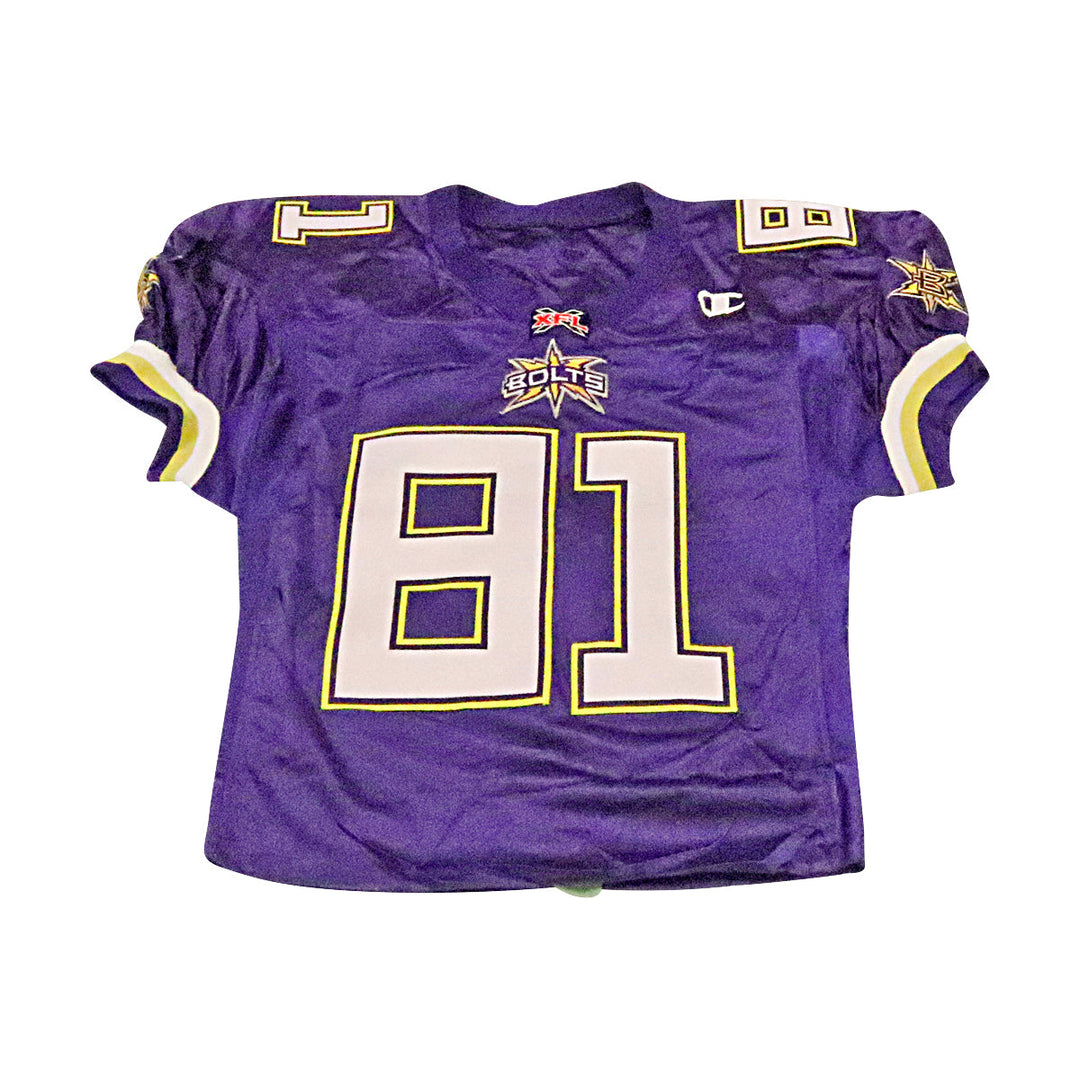 Kaipo McGuire Birmingham Thunderbolts 2001 Game Used Home Jersey Size 48 Short