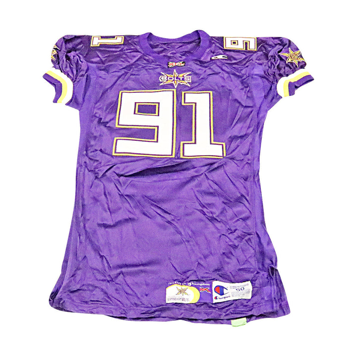 Birmingham Thunderbolts 2001 #91 Team Issued Home Jersey size 50 +2