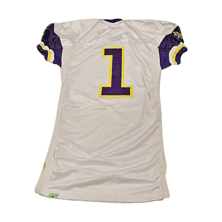 Birmingham Thunderbolts 2001 #1 Team Issued Away Jersey Size 44+2