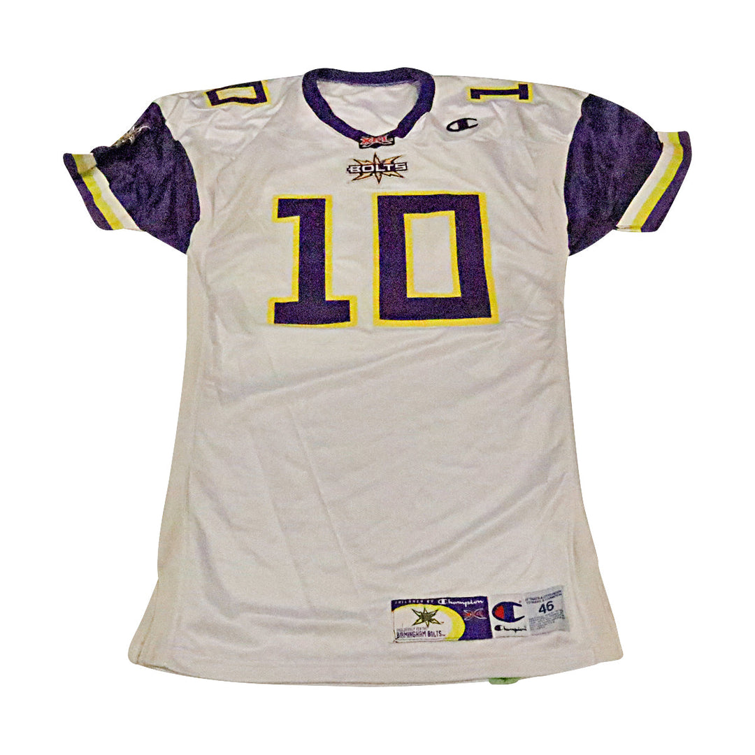 Birmingham Thunderbolts 2001 #10 Team Issued Away Jersey Size 46 +2