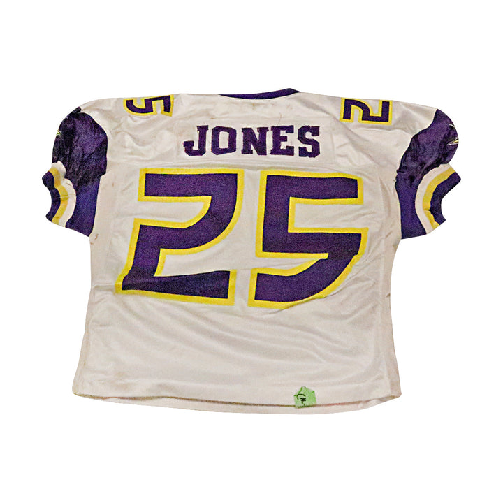 Toya Jones Birmingham Thunderbolts 2001 Game Used Away Jersey Size 50 Short