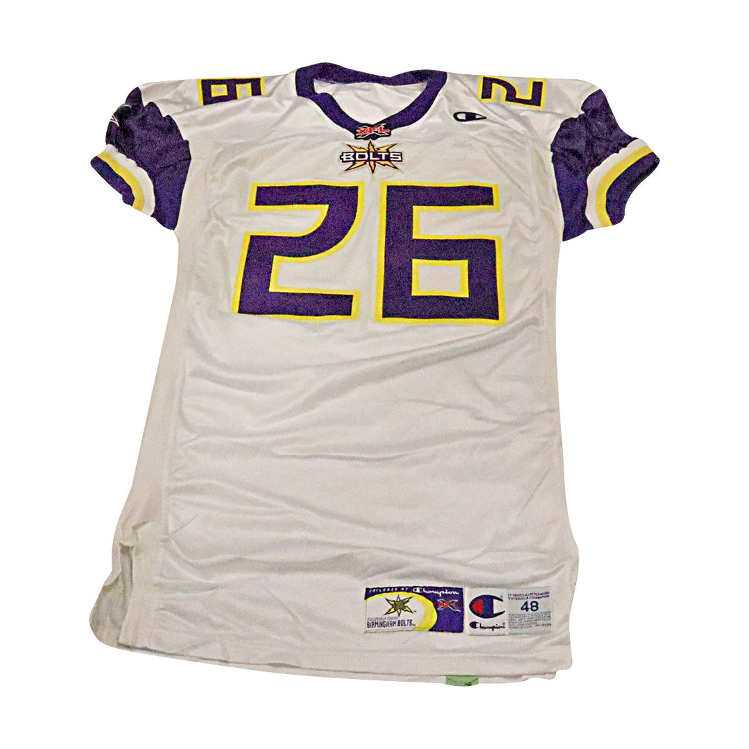 Birmingham Thunderbolts 2001 #26 Team Issued Away Jersey Size 48 +2