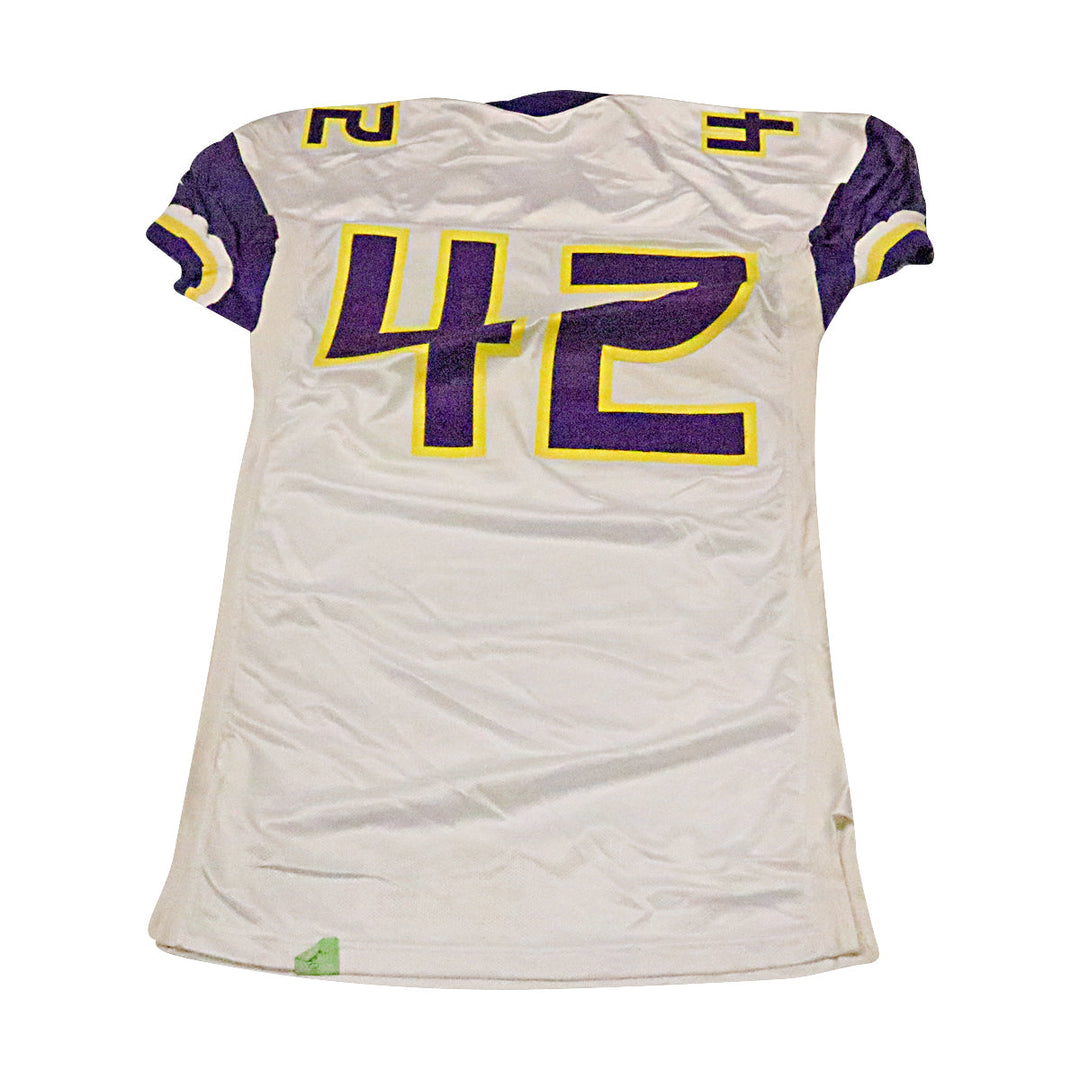 Birmingham Thunderbolts 2001 #42 Team Issued Away Jersey Size 48 +2