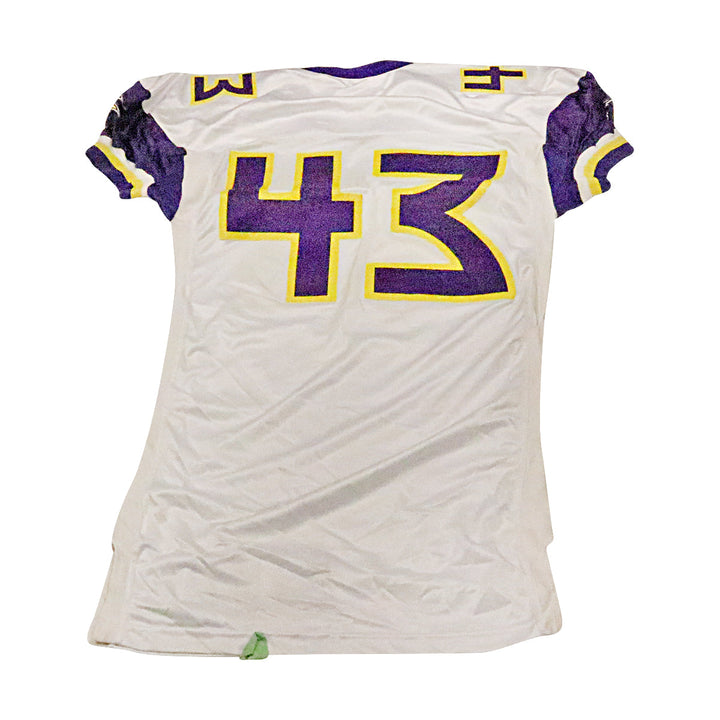 Birmingham Thunderbolts 2001 #43 Team Issued Away Jersey Size 48 +2