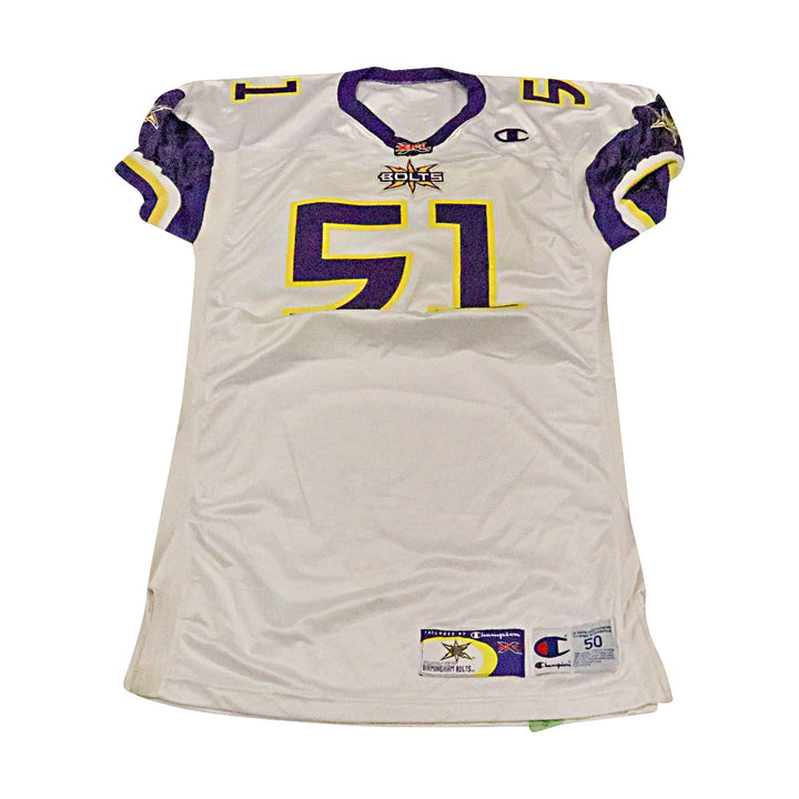 Birmingham Thunderbolts 2001 #51 Team Issued Away Jersey Size 50 +2