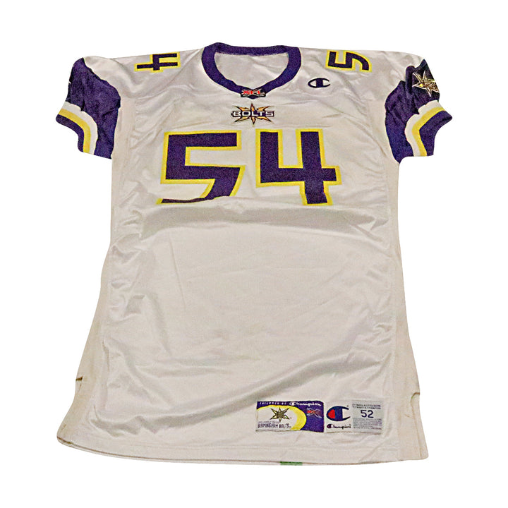 Birmingham Thunderbolts 2001 #54 Team Issued Away Jersey Size 52 +2