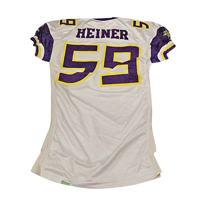 Heiner Birmingham Thunderbolts 2001 Game Used Away Jersey Size 48 +2