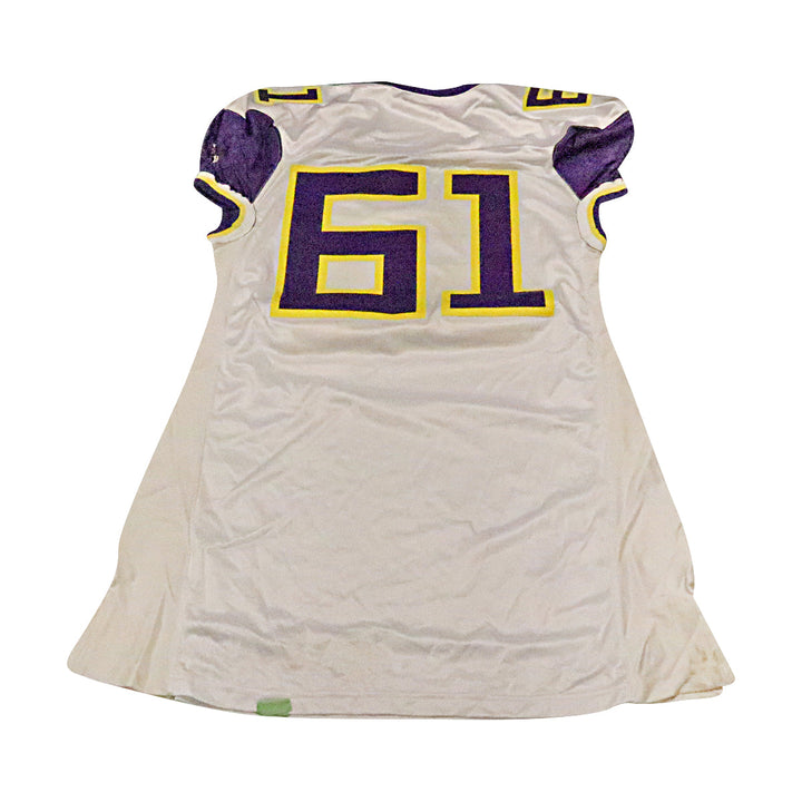 Birmingham Thunderbolts 2001 #61 Team Issued Away Jersey Size 52 +2 Linemen Cut