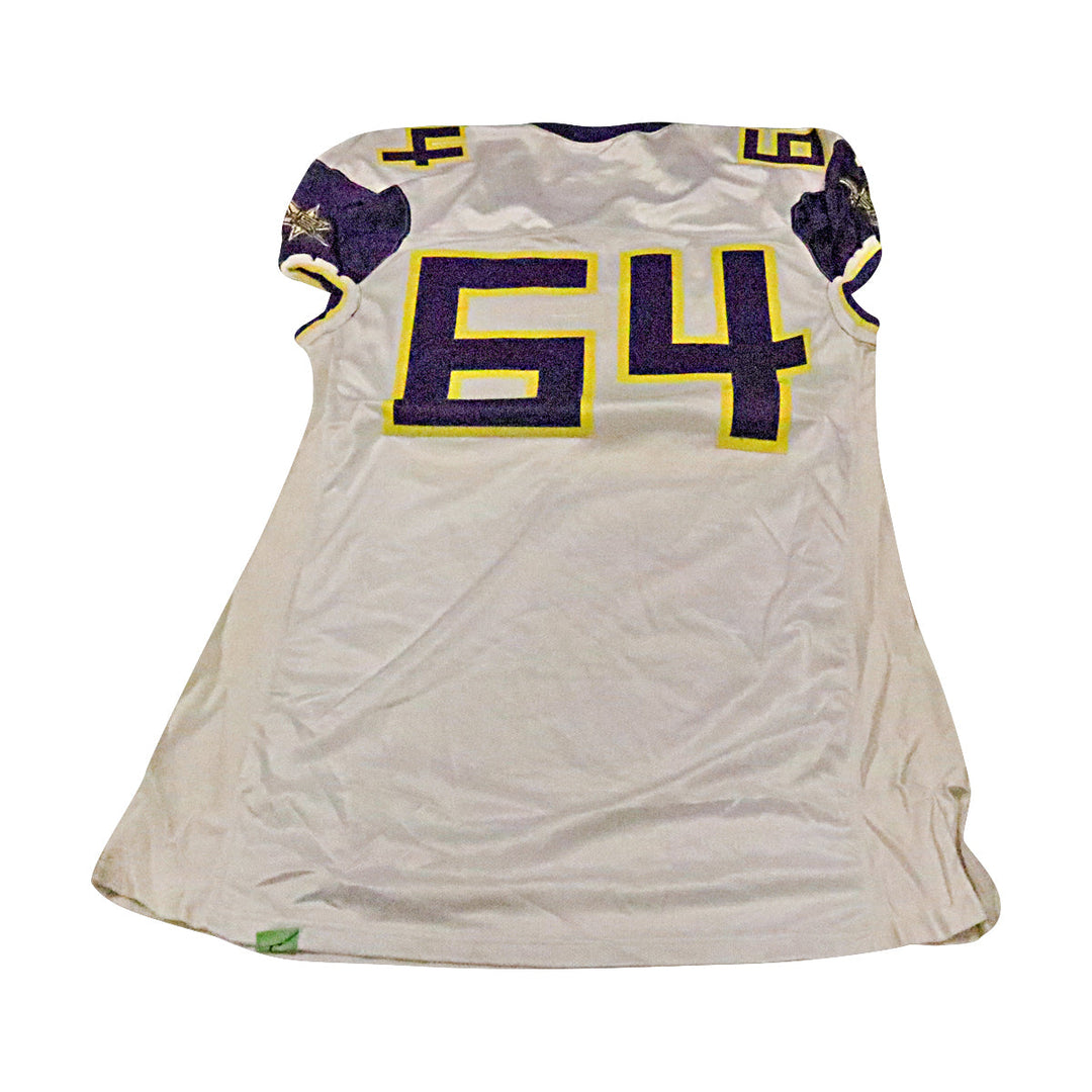 Birmingham Thunderbolts 2001 #64 Team Issued Away Jersey Size 54 +2 Linemen Cut