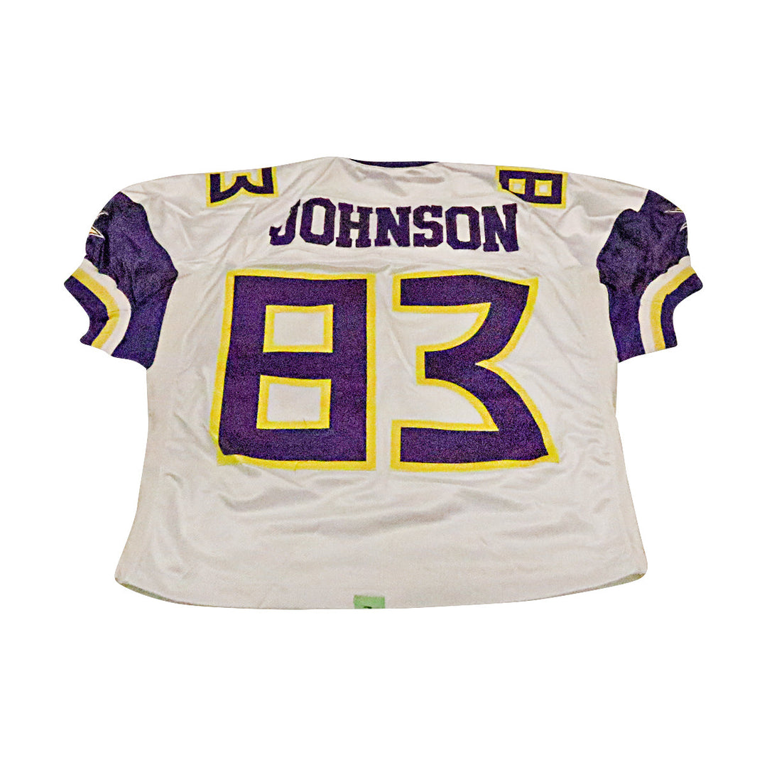 Reggie Johnson Birmingham Thunderbolts 2001 Game Used Away Jersey Size 54 Short