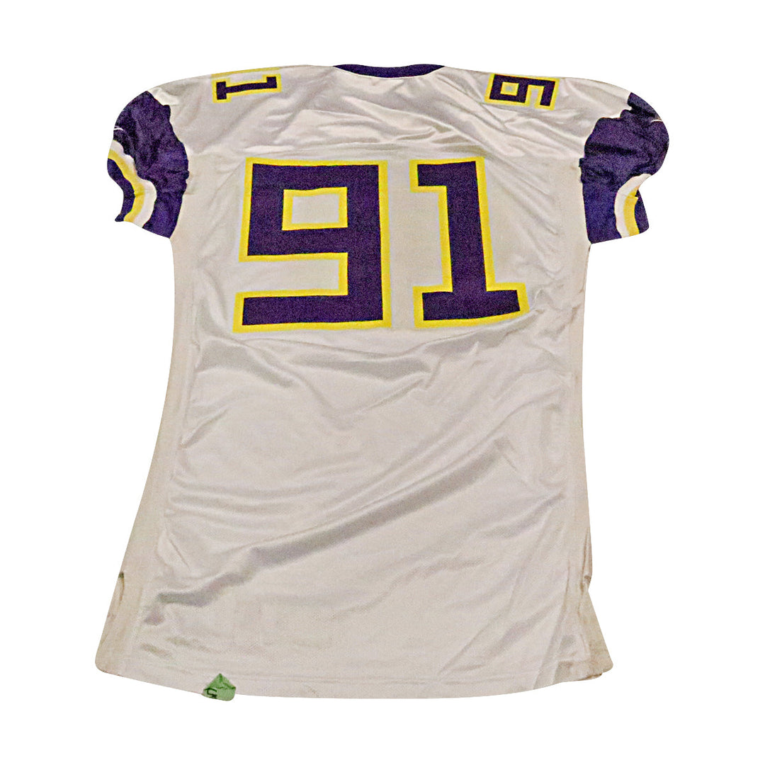 Birmingham Thunderbolts 2001 #91 Game Used Away Jersey Size 50 +2
