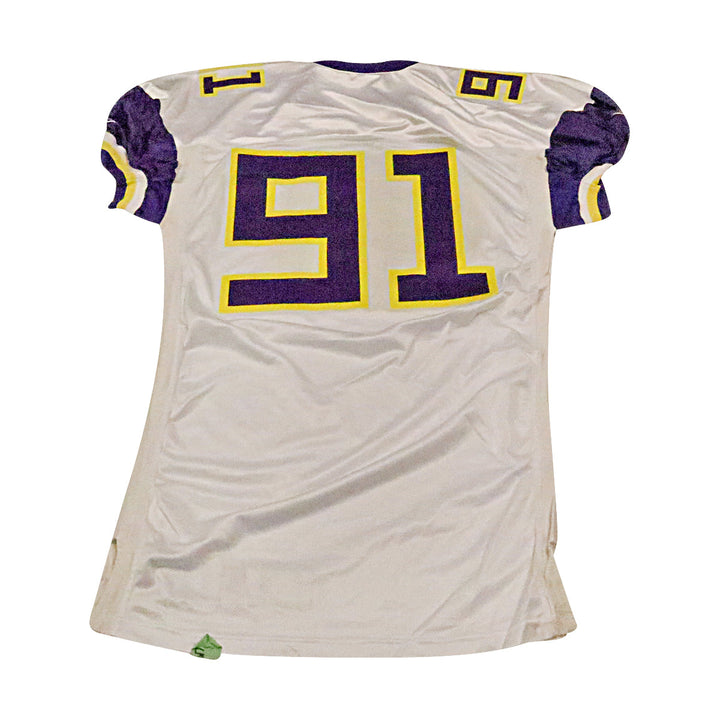 Birmingham Thunderbolts 2001 #91 Game Used Away Jersey Size 50 +2