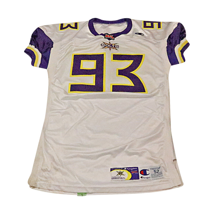 Birmingham Thunderbolts 2001 #93 Team Issued Away Jersey Size 52 +2