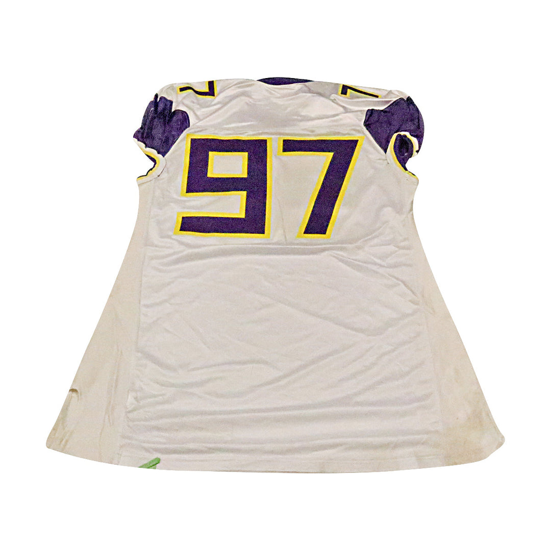 Birmingham Thunderbolts 2001 #97 Team Issued Away Jersey Size 56 +2 Linemen Cut