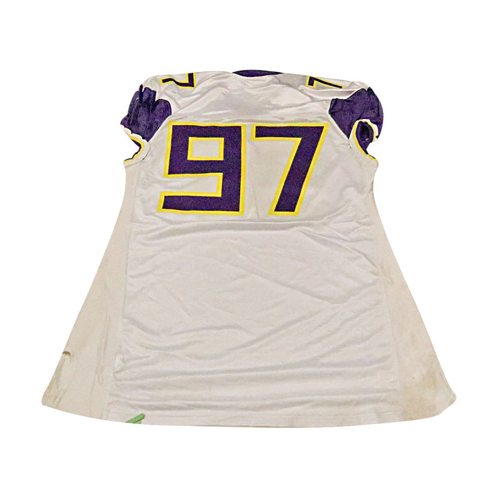 Birmingham Thunderbolts 2001 #97 Team Issued Away Jersey Size 56 +2 Linemen Cut