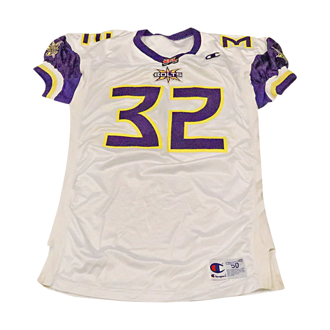 Birmingham Thunderbolts 2001 #32 Team Issued Away Jersey Size 50 +2