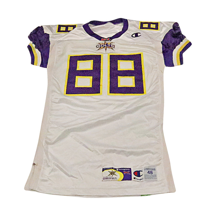 Birmingham Thunderbolts 2001 #88 Team Issued Away Jersey Size 48 +2
