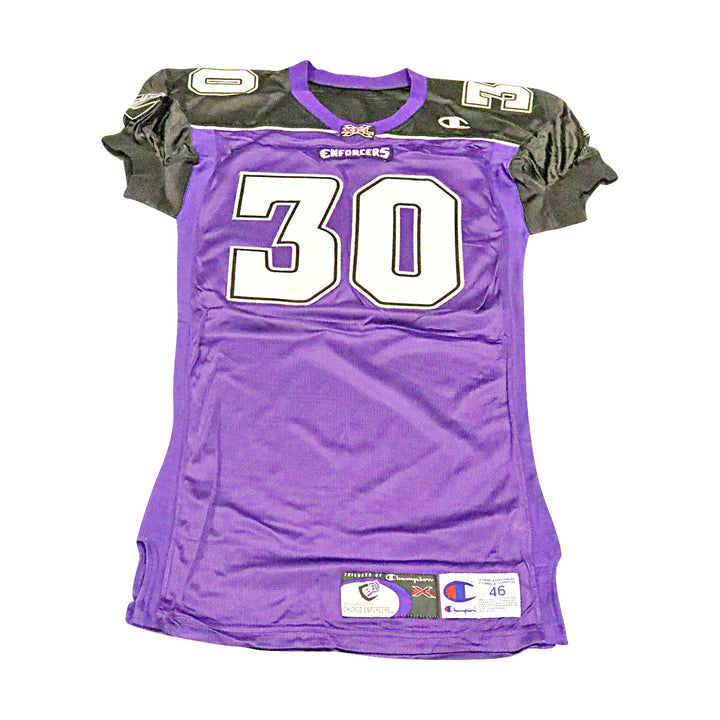 Tony McCall Chicago Enforcers 2001 Game Used Home Jersey Size 46 +2 