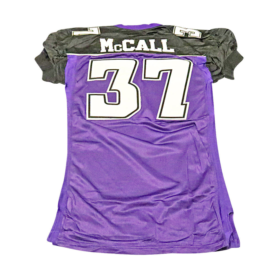 Donald McCall Chicago Enforcers 2001 Game Used Home Jersey Size 48 +2