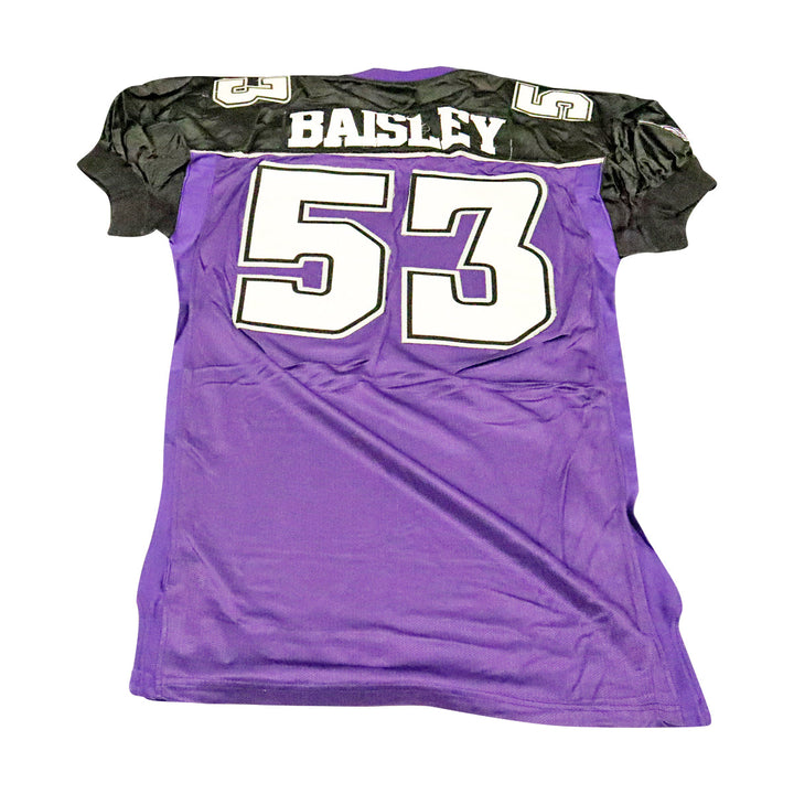 Jamie Baisley Chicago Enforcers 2001 Game Used Home Jersey Size 52 +2