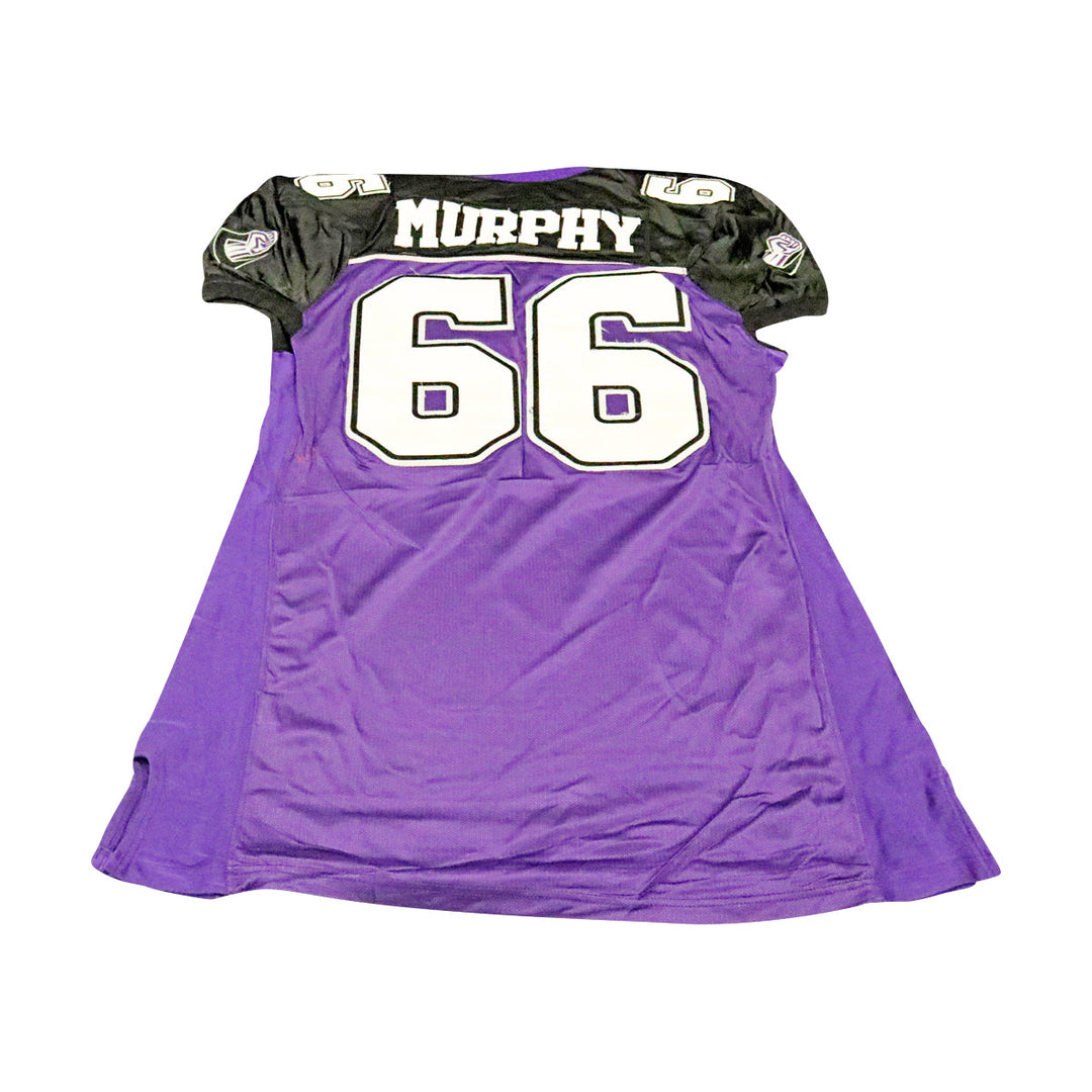 Rob Murphy Chicago Enforcers 2001 Game Used Home Jersey Size 56 +2 Linemen Cut