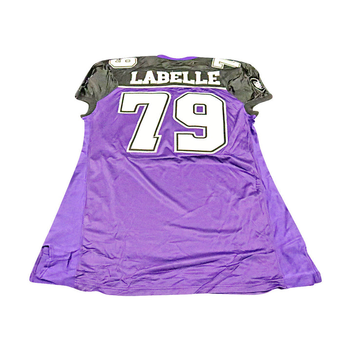 Bryan LaBelle Chicago Enforcers 2001 Game Used Home Jersey Size 58 +2 Linemen Cut