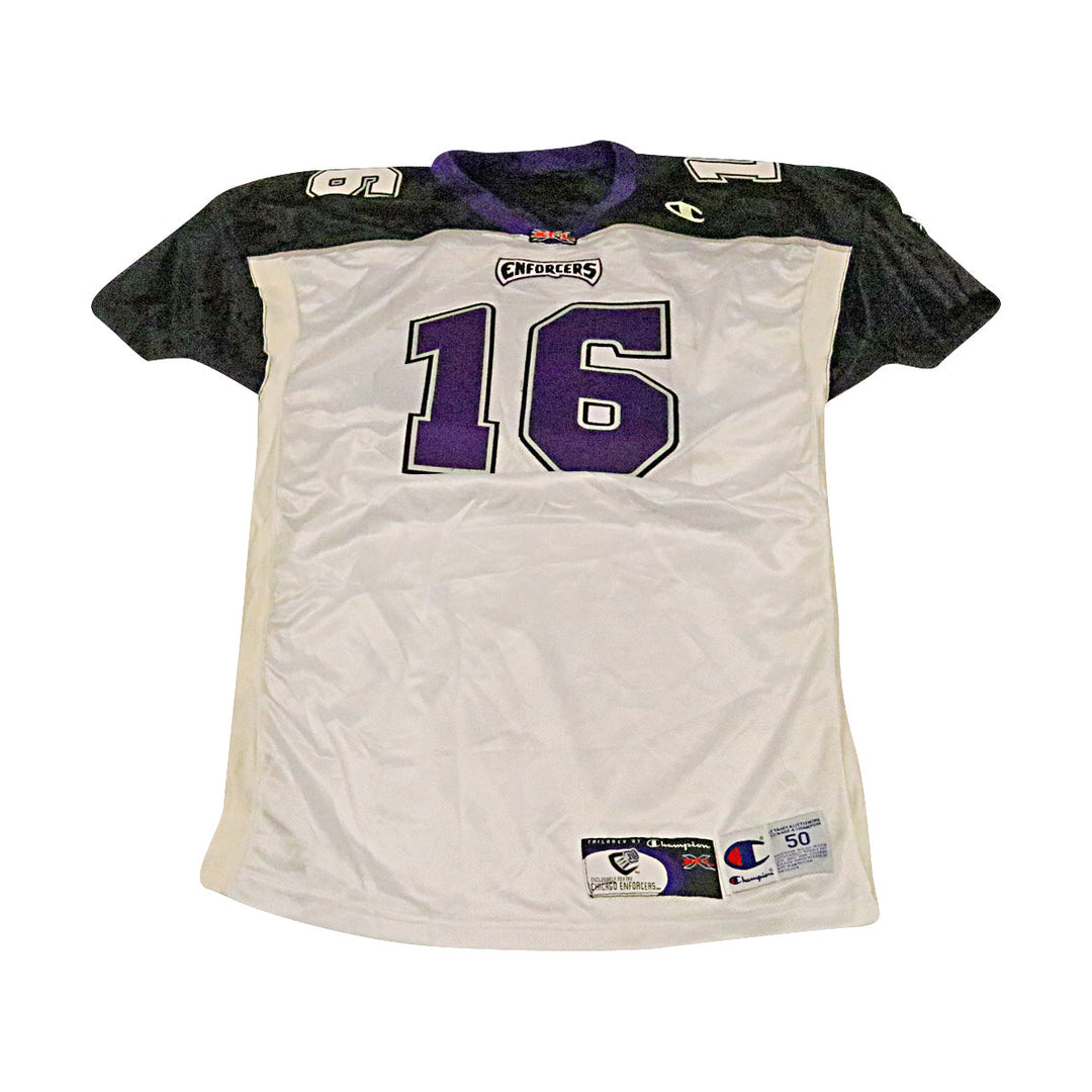 Chicago Enforcers 2001 #16 Team Issued Away Jersey Size 50 +2