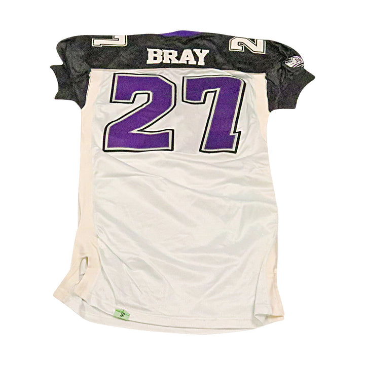 Jayson Bray Chicago Enforcers 2001 Game Used Away Jersey Size 48 +2