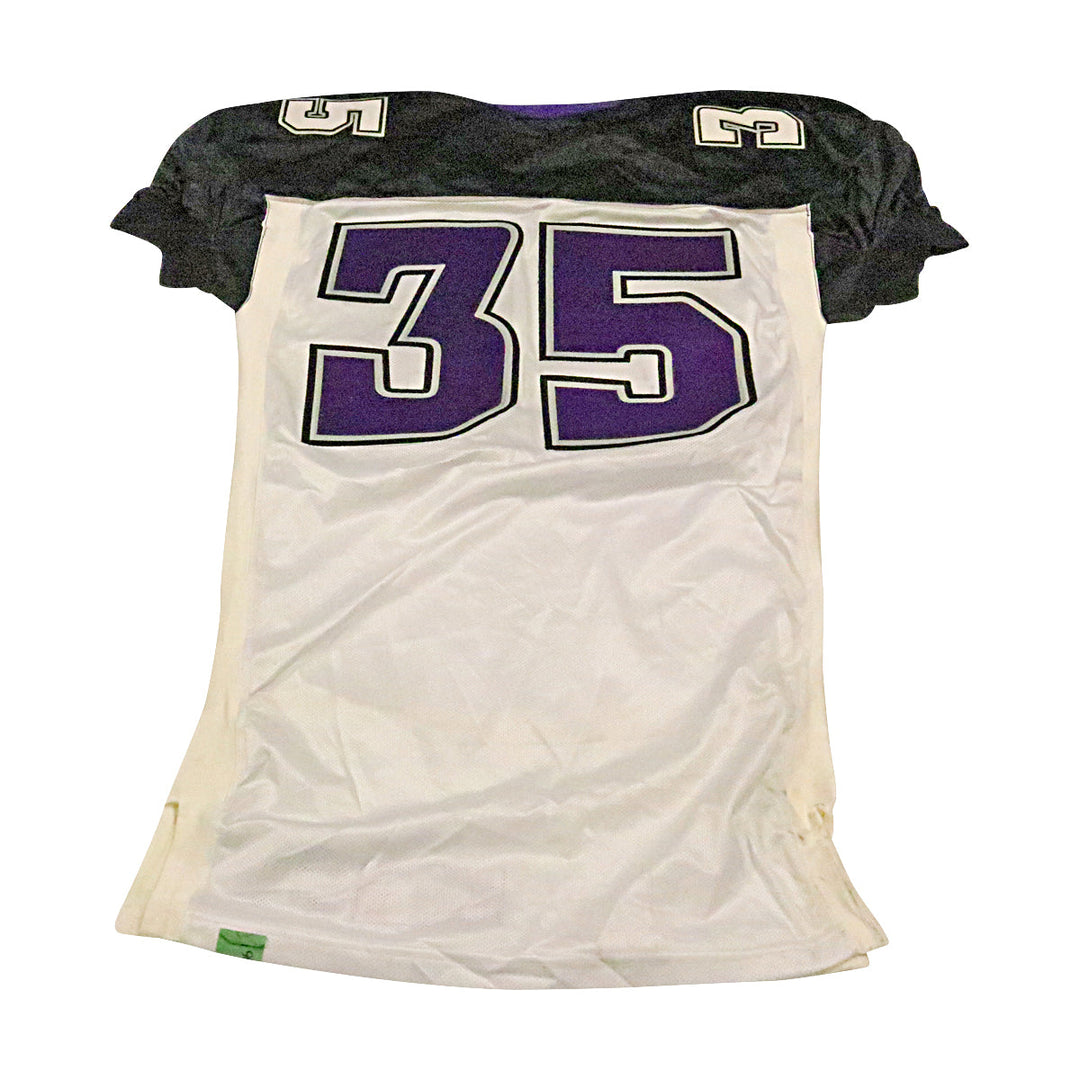 Chicago Enforcers 2001 #35 Team Issued Away Jersey Size 48 +2