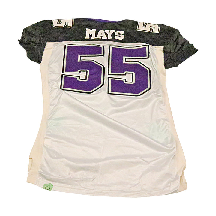 Kivuusama Mays Chicago Enforcers 2001 Game Used Away Jersey Size 52 +2