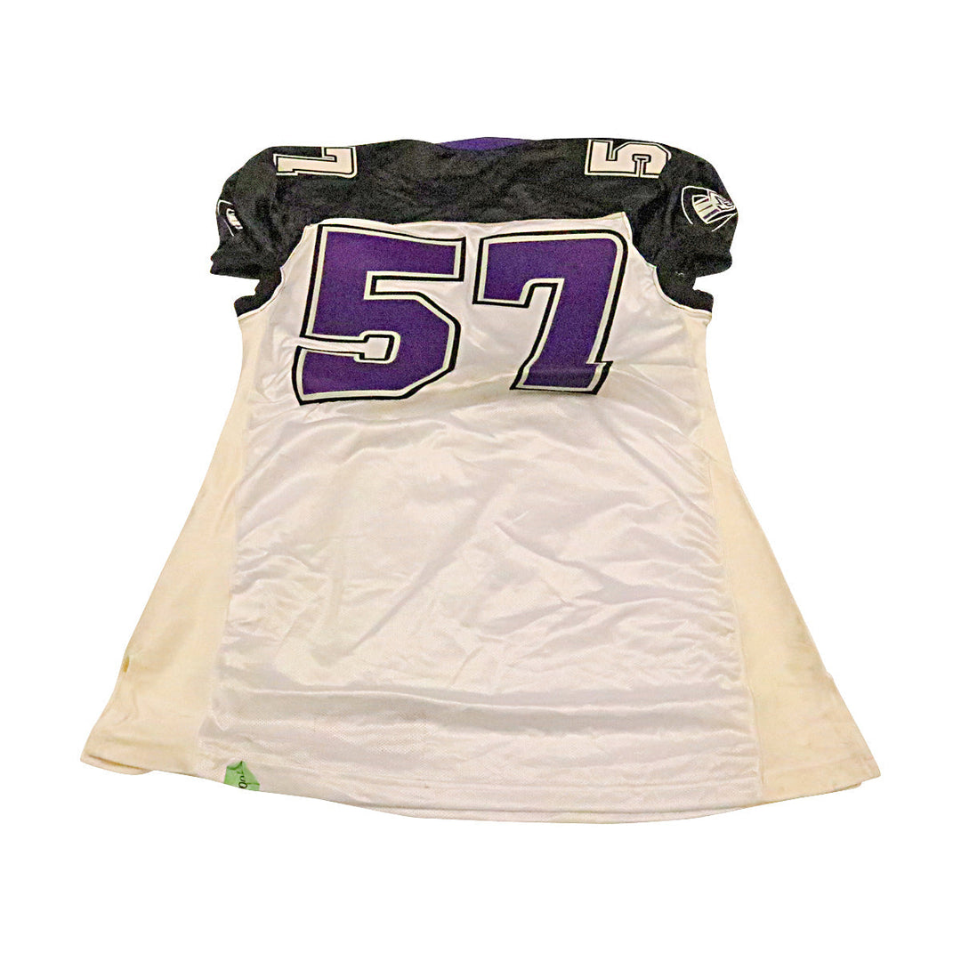 Chicago Enforcers 2001 #57 Team Issued Away Jersey Size 54 +2 Linemen Cut