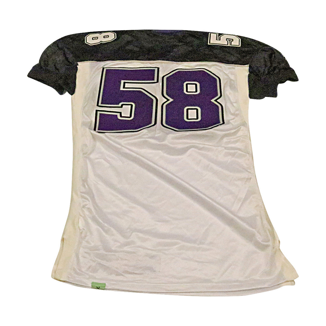 Chicago Enforcers 2001 #58 Team Issued Away Jersey Size 52 +2