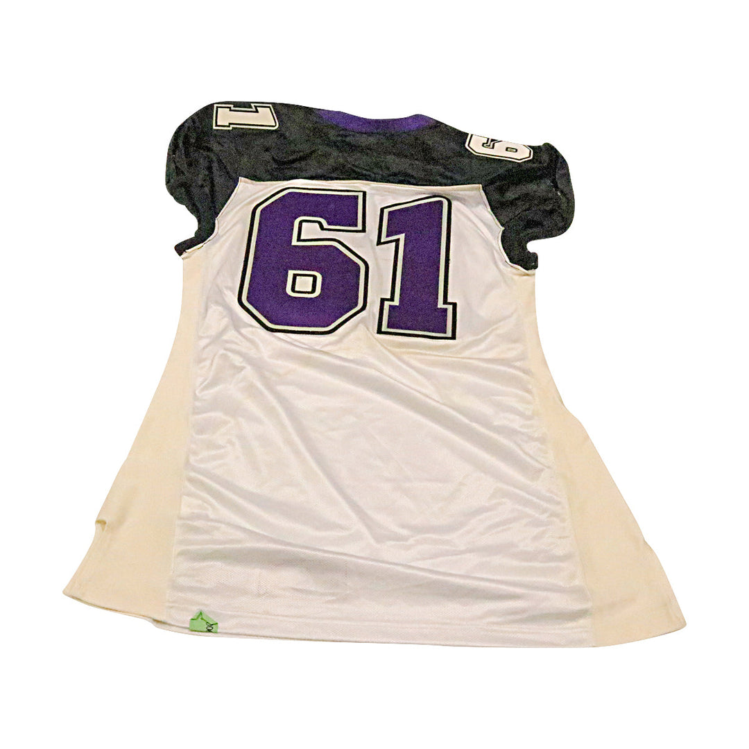 Chicago Enforcers 2001 #61 Team Issued Away Jersey Size 52 +2 Linemen Cut