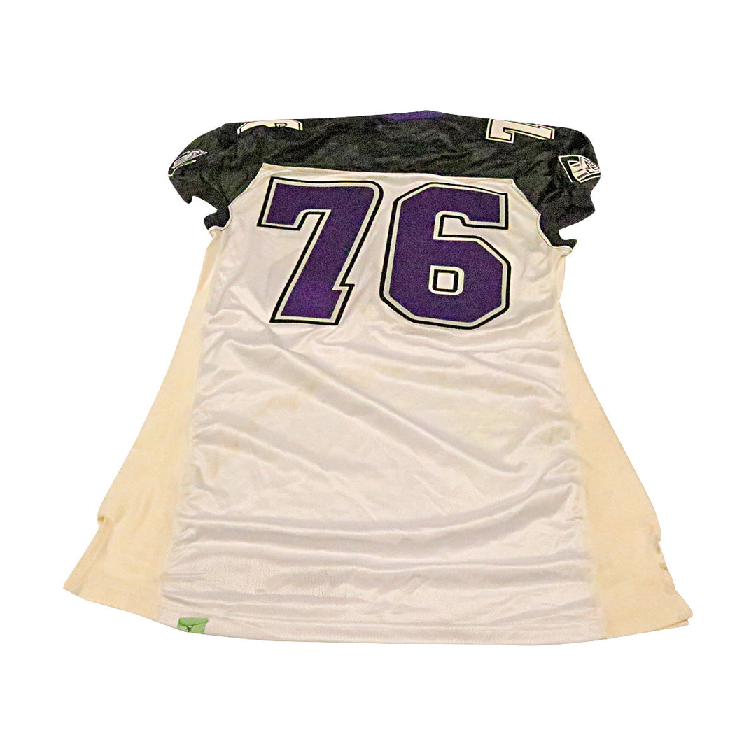 Chicago Enforcers 2001 #76 Team Issued Away Jersey Size 54 +2 Linemen Cut