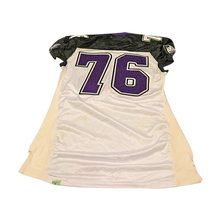 Chicago Enforcers 2001 #76 Team Issued Away Jersey Size 54 +2 Linemen Cut