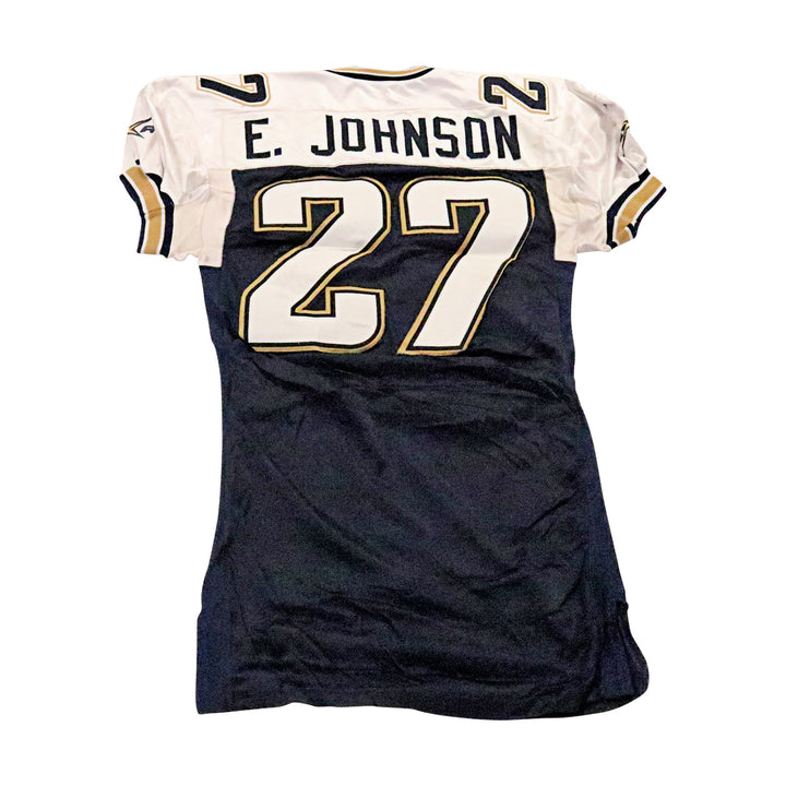 Eric Johnson LA Xtreme 2001 Game Used Home Jersey Size 48 +2