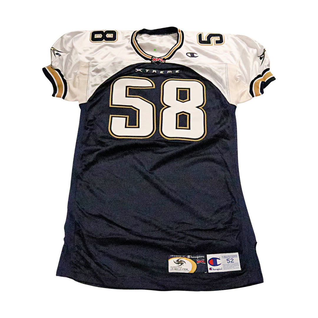 LA Xtreme 2001 #58 Team Issued Home Jersey Size 52 +2