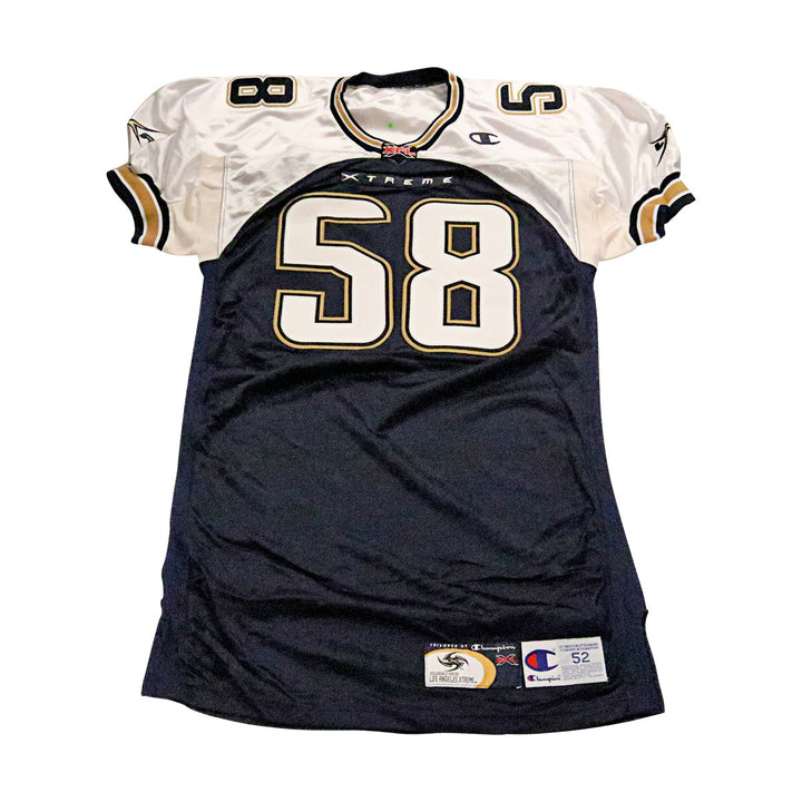 LA Xtreme 2001 #58 Team Issued Home Jersey Size 52 +2