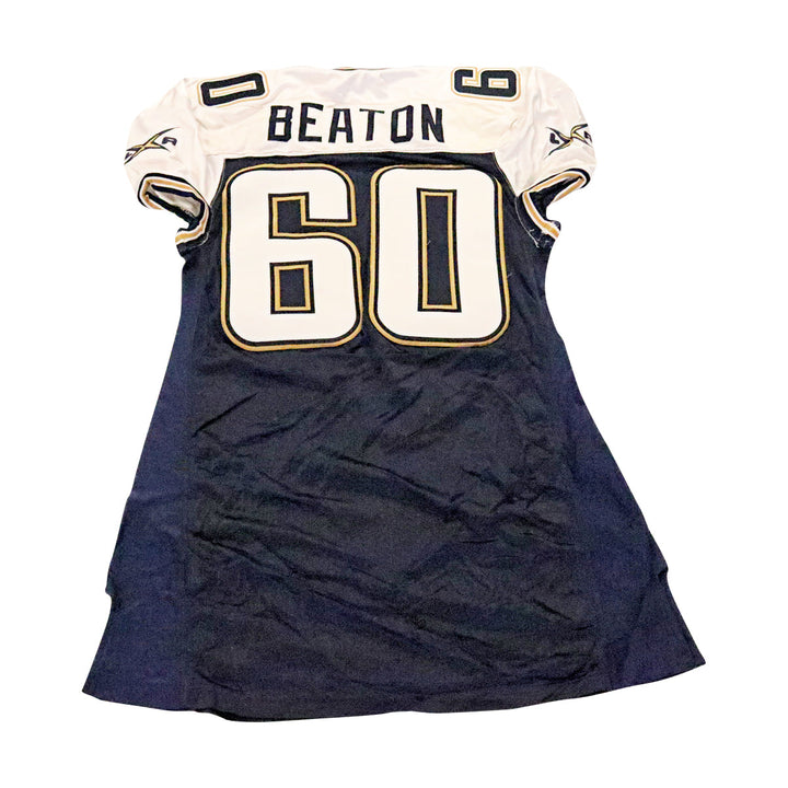 Bruce Beaton LA Xtreme 2001 Game Used Home Jersey Size 52 +2