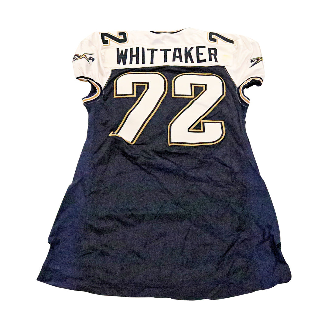 Whitaker LA Xtreme 2001 Game Used Home Jersey Size 54 +2