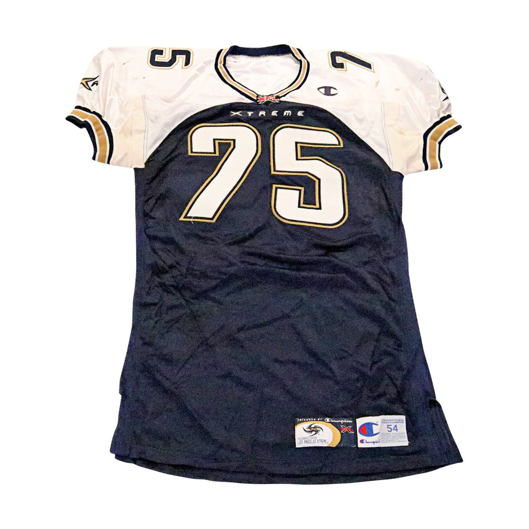 Matt Keneley LA Xtreme 2001 Game Used Home Jersey Size 52 +2