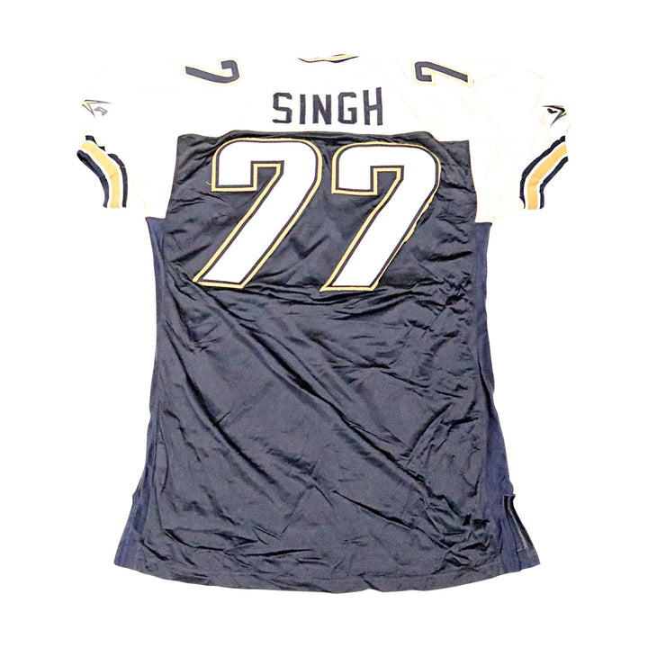 Bobby Singh LA Xtreme 2001 Game Used Home Jersey Size 54 +2