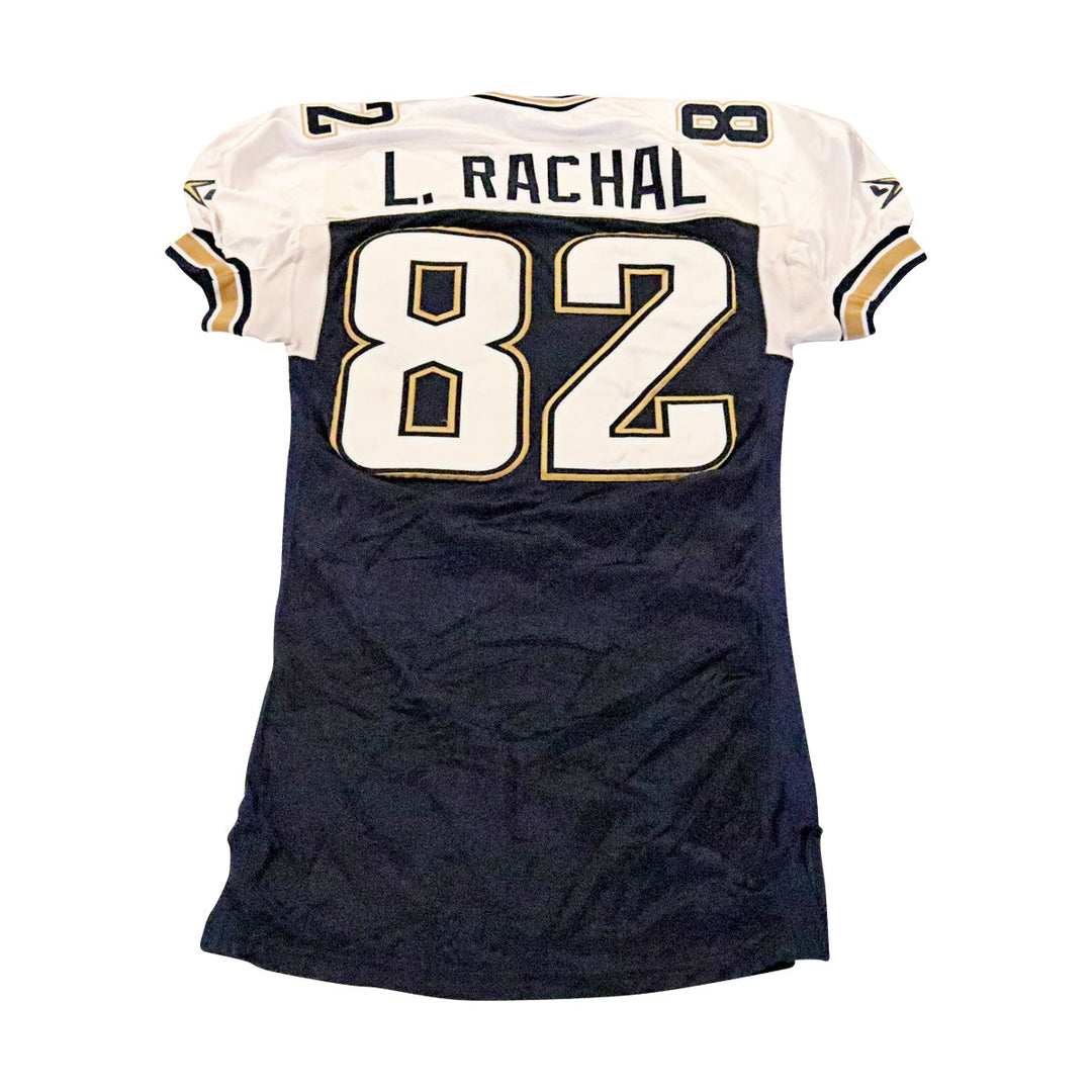Latario Rachal LA Xtreme 2001 Game Used Home Jersey Size 48 +2